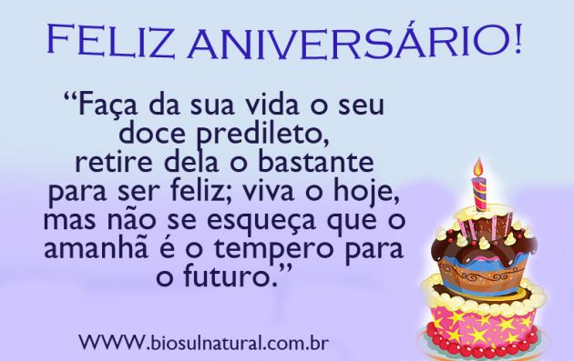Feliz Aniversário!