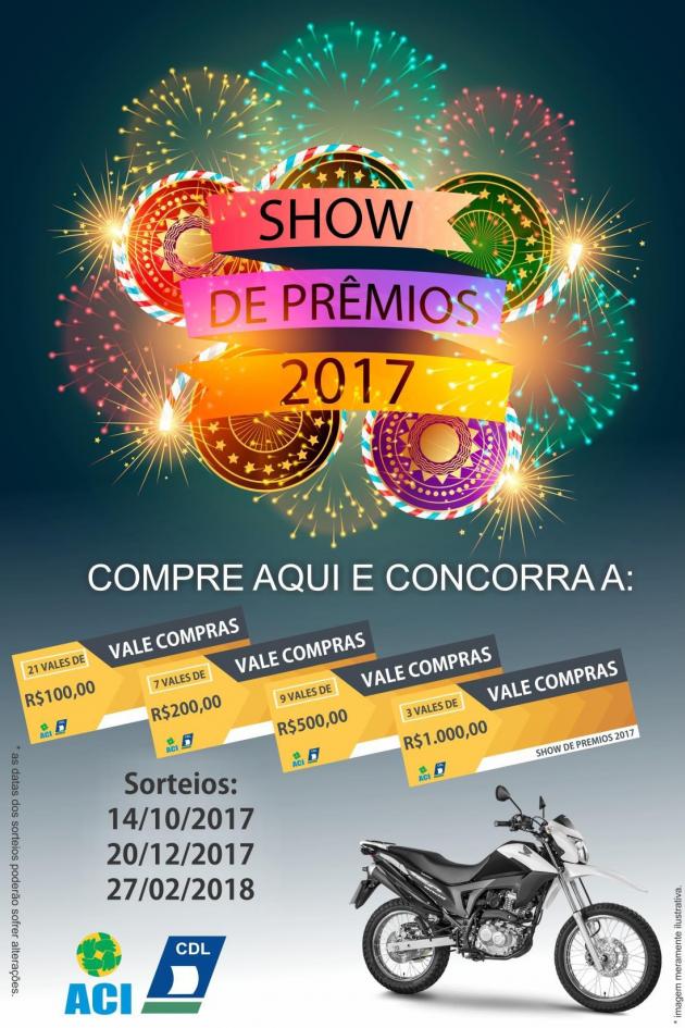 Show de prêmios ACI 2017