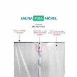  Sauna dupla fixa 